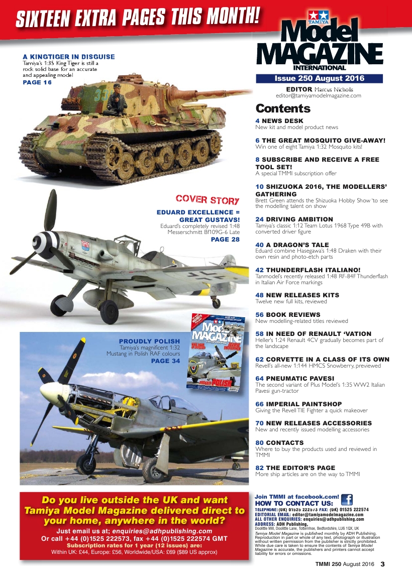 Tamiya Model Magazine 250 (2016-08)